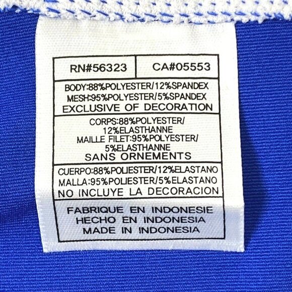 Nike Women's Dri-Fit size LT Cap Sleeved Athletic Gym Workout Top Royal Blue - Picture 6 of 7